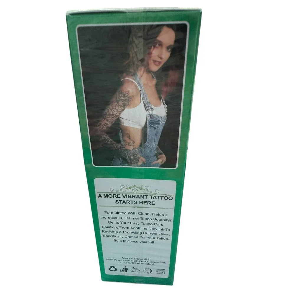 Elamei Tattoo Aftercare Repair Soothing Gel New Ink Moisturizer Lotion‎ 60ml